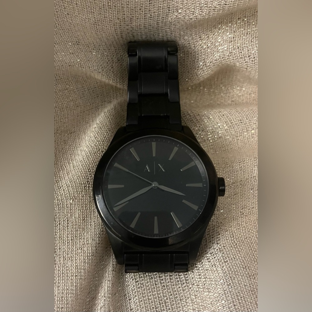 Armani Exchange A/X Black Stainless Steel Case & Bracelet Men’s Watch AX2322 - Picture 13 of 17